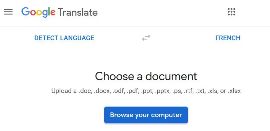 Translate PDF files for Free